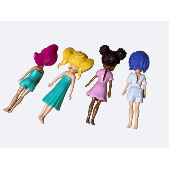 Polly Pocket Smoothie Splash Pack. Smoothie Stand  Accessories and 4 Dolls - Picture 7 of 8